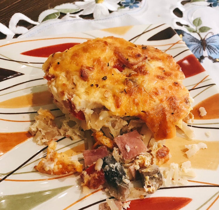 BC5. Gf All In Hash Brown.. Breakfast filled with hashbrowns, ham