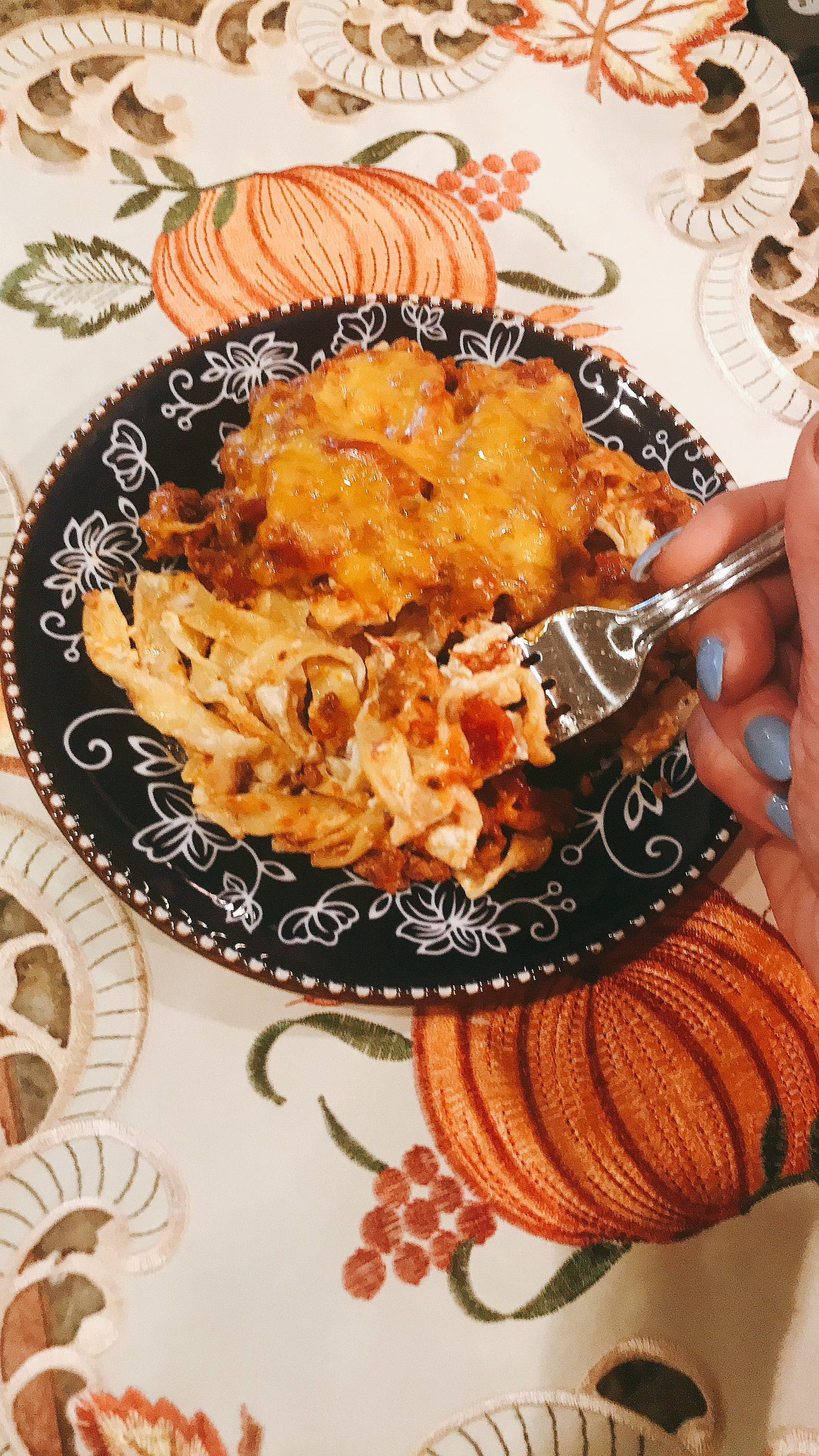 Husbands Delight….Caramelized ground beef, in a reduced garlic tomato